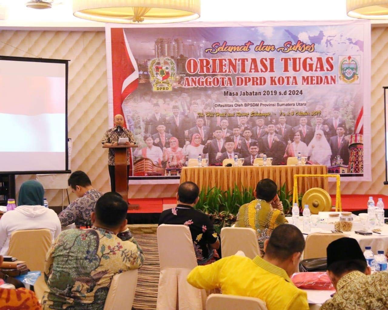 50 Anggota DPRD Kota Medan Ikuti Pembekalan
