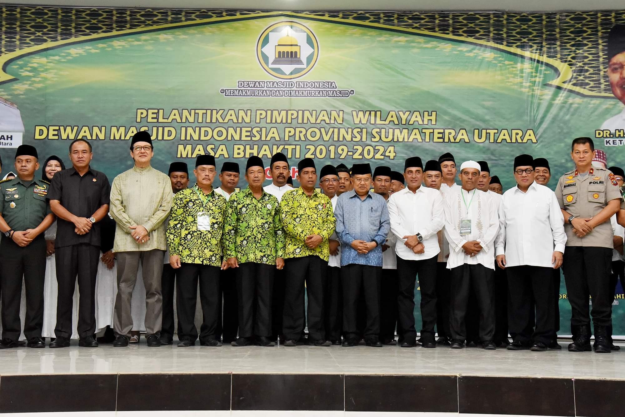 Lantik DMI Sumut, Jusuf Kalla : 10.739 Masjid di Sumut Harus Makmur