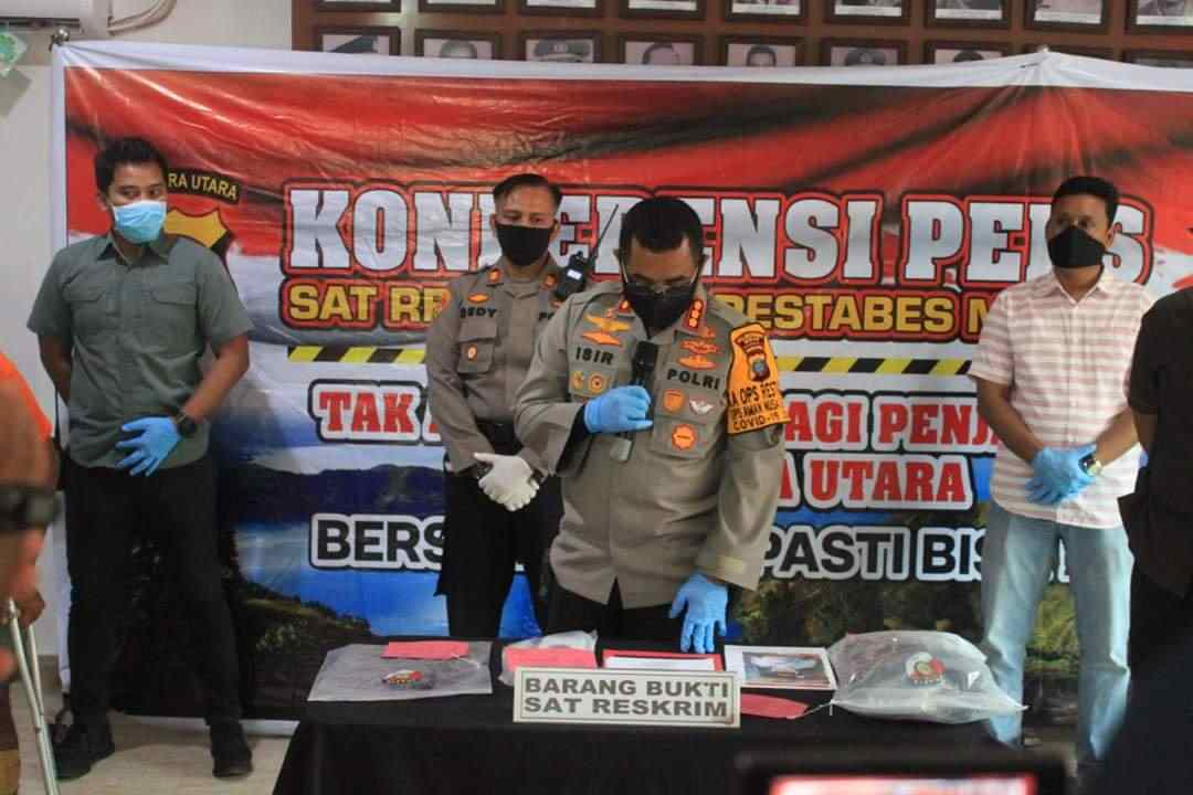 Sat Reskrim Polrestabes Medan Tangkap Pembunuh Gadis di Pancur Batu 
