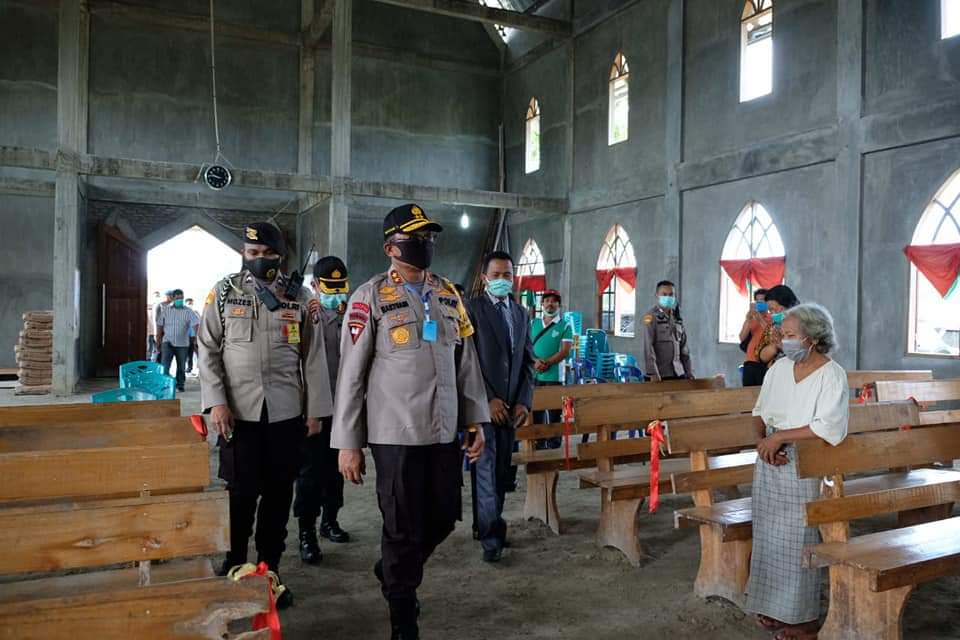 Kapolda Sumut Silaturahmi Kamtibmas Bersama GBKP Runggun Griya Klasis Medan