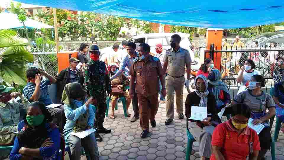 Bupati Samosir Monitoring Penyaluran BST Kemensos