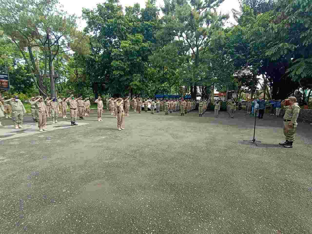 Satpol PP Apel Perdana Usai Lebaran, Siap Kembali Bertugas