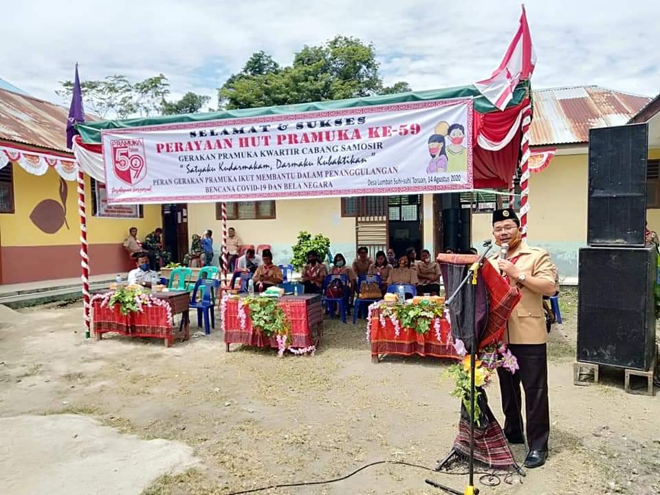Kwartir Cabang Samosir Gelar Peringatan HUT Pramuka