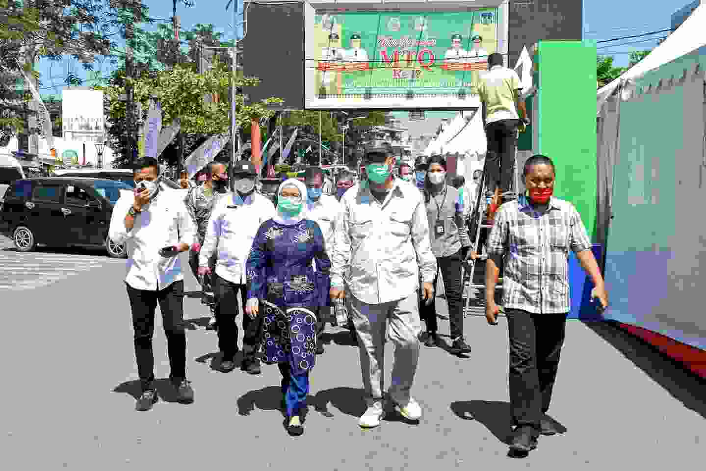 Persiapan MTQ ke-37 di Tebing Tinggi, Sekda Provsu Pantau Lokasi