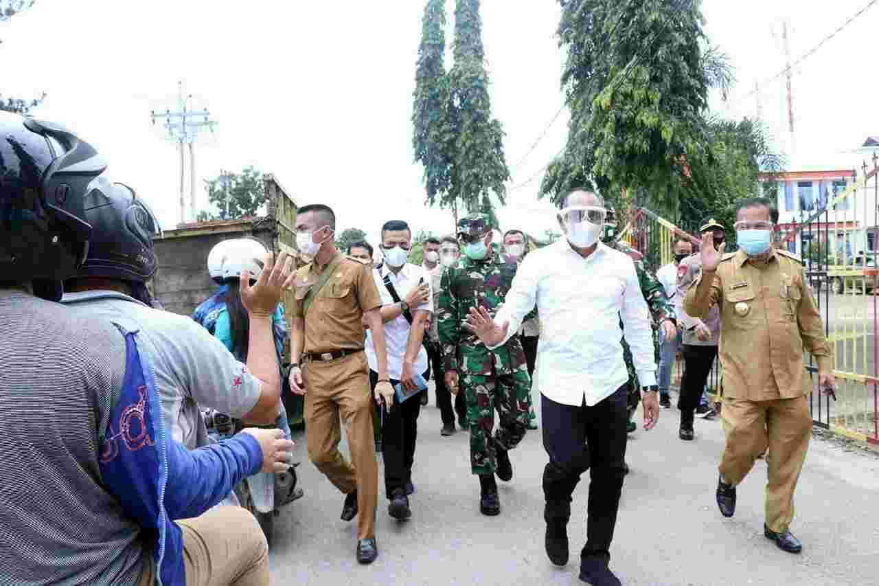 Tinjau Penanganan Covid-19 Kepulauan Nias Edy Rahmayadi Harapkan 14 Hari Hasilnya Maksimal