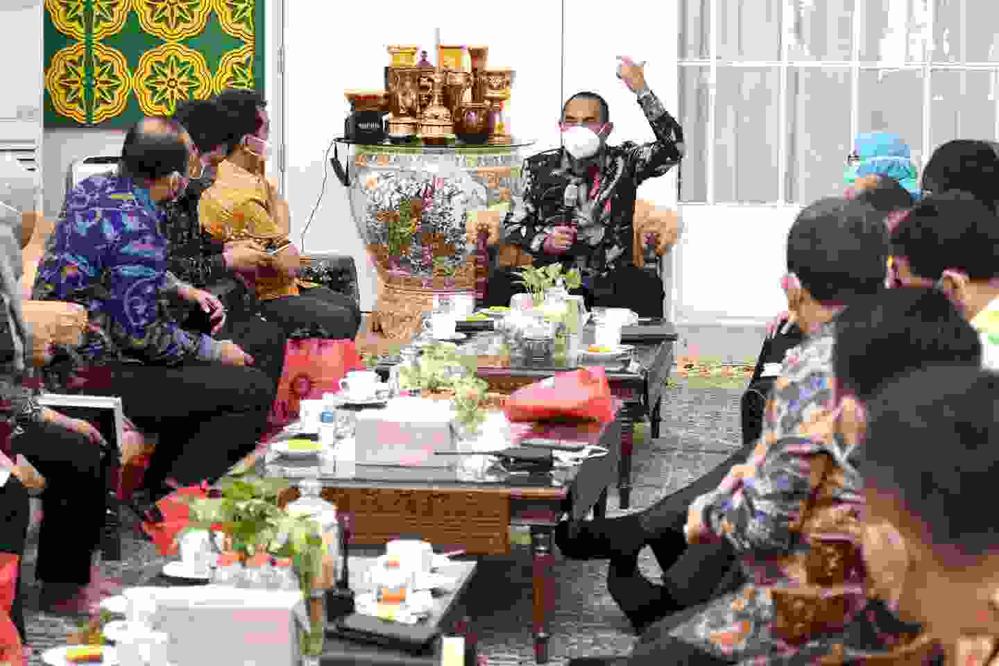 BPK RI Sumut Kunjungi Gubsu, Koordinasi Pengelolaan Keuangan Penanganan Covid-19