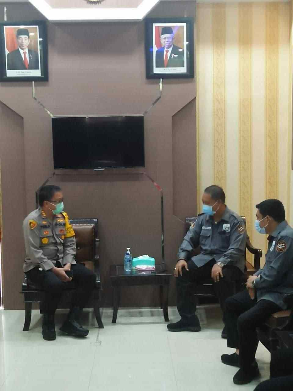 Jelang Pilkada, Ketua Bawaslu Deliserdang Koordinasi dengan Kapolres