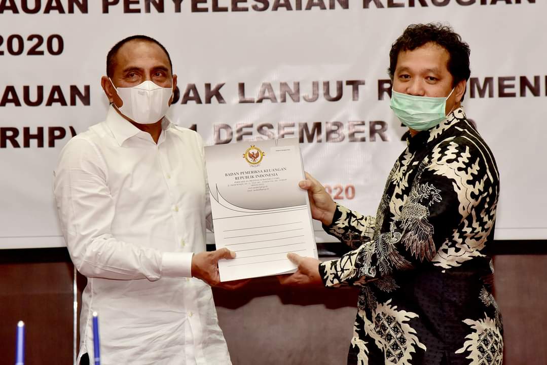 Terima LHP BPK RI Perwakilan Sumut, Gubernur Ajak Kepala Daerah Sinergi Membangun