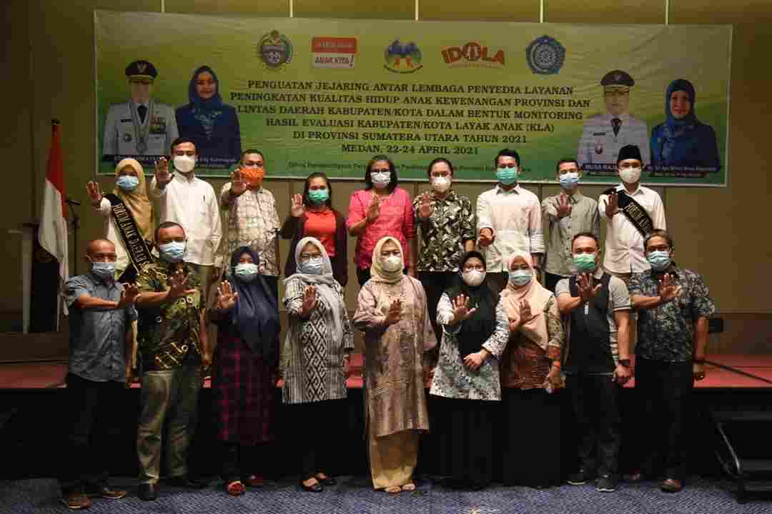 Pemprov Terus Dorong Peningkatan Jumlah Kota Layak Anak di Sumut