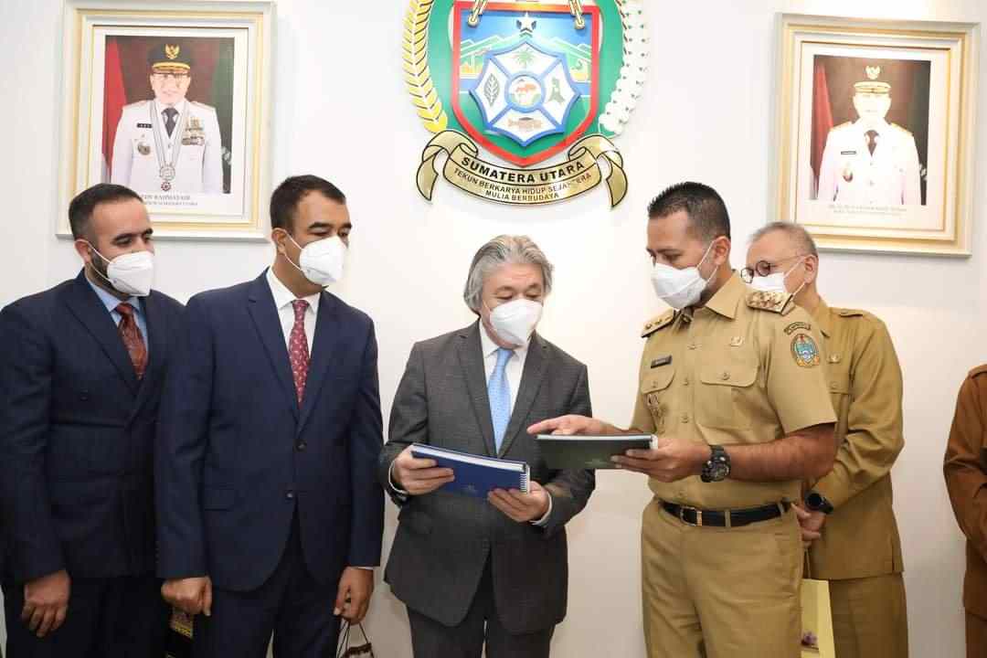 Terima Kunjungan Dubes Afghanistan, Wagub Musa Rajekshah Sampaikan Berbagai Peluang Investasi