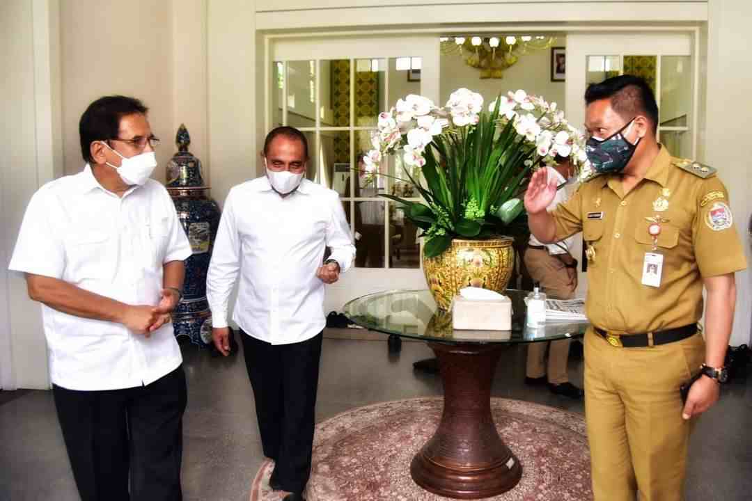 Wakil Bupati Humbahas Silaturahmi dengan Menteri ATR/BPN