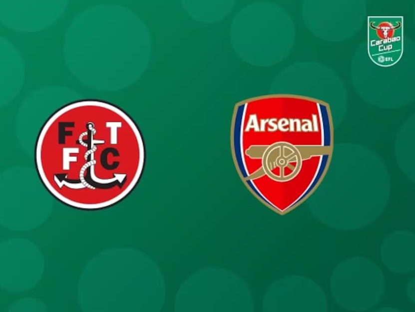 Arsenal Tandang ke Fleetwood Town di Babak 16 Besar Carabao Cup 28 Oktober 2026 Pukul 03.00 WIB