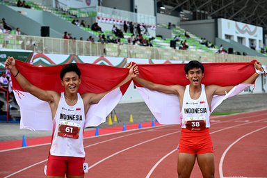 Tambah Tiga Emas, Indonesia Pimpin Klasemen Medali Kejuaraan Atletik U18 & U20 Asia Tenggara di Sumu