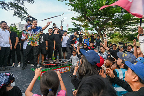 Saksikan Go Skateboarding Day, Bobby Nasution Dorong Penambahan Event dan Skatepark di Sumut