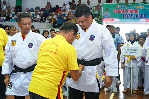 Apresiasi Kejurda Funakoshi, Bobby Nasution Dorong Semangat Sportivitas dan Disiplin