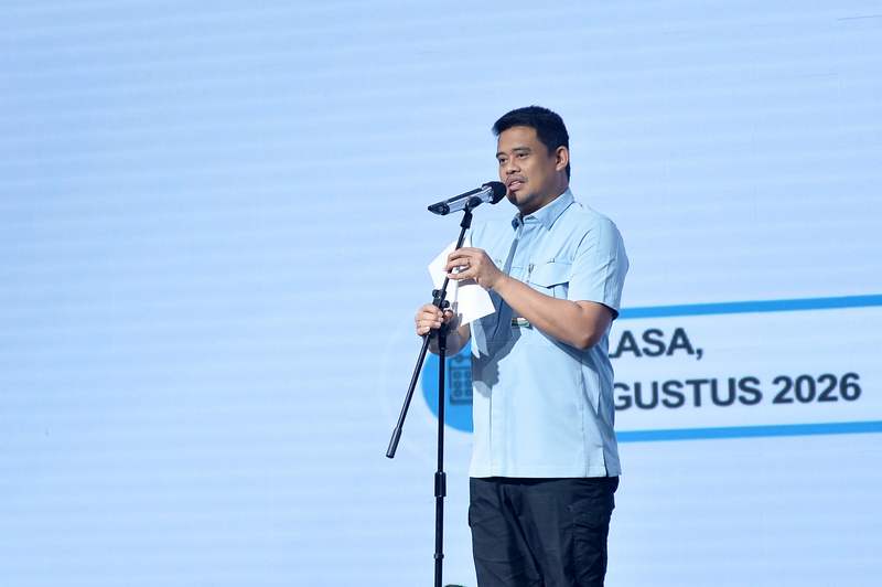 Pelantikan DHD 45 Sumut, Bobby Nasution Ajak Generasi Muda Gelorakan Semangat Juang 45