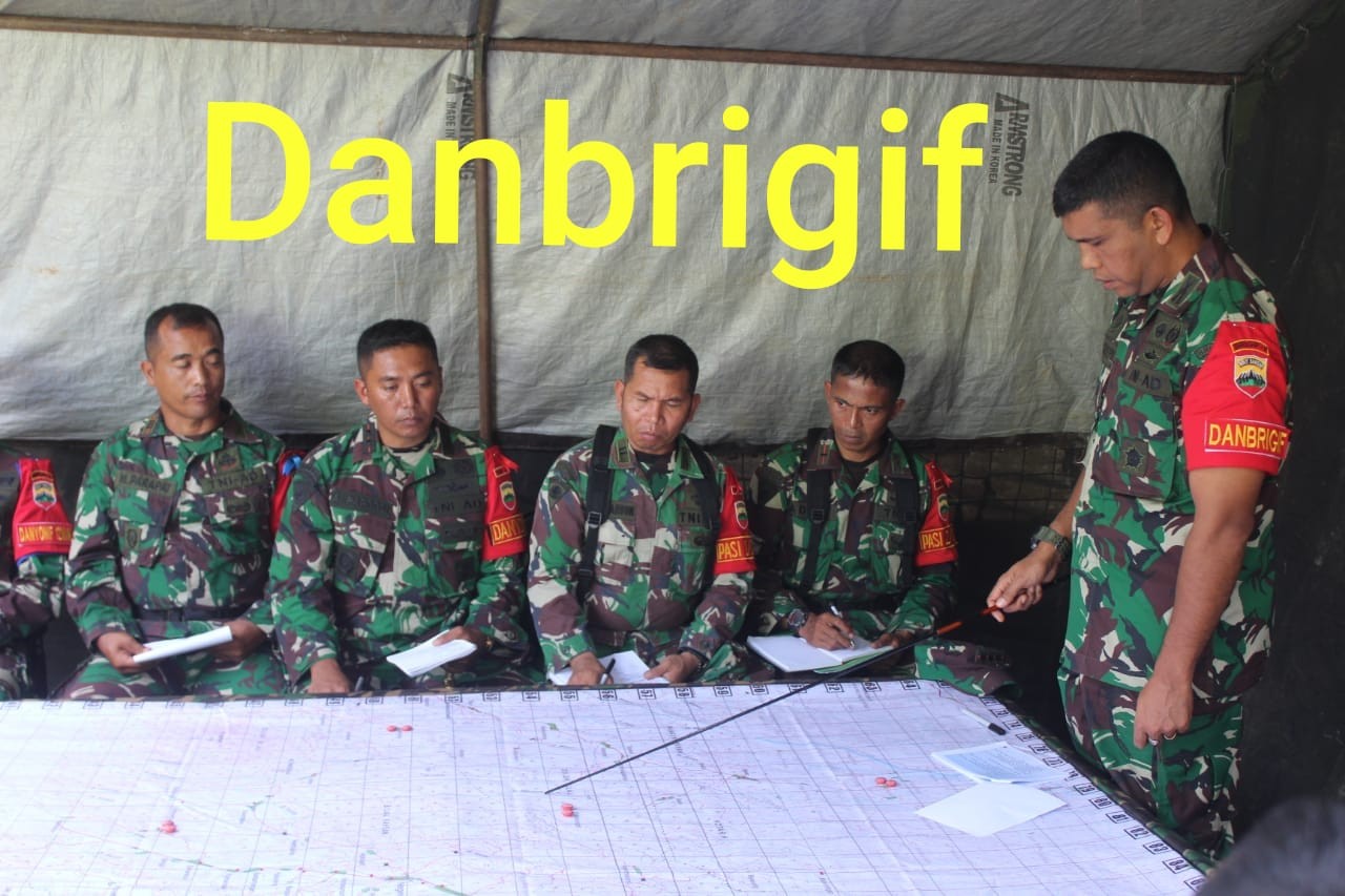 Danbrigif 7/RR Buka Latihan Posko II Ancab BTP Yonif 125/Simbisa