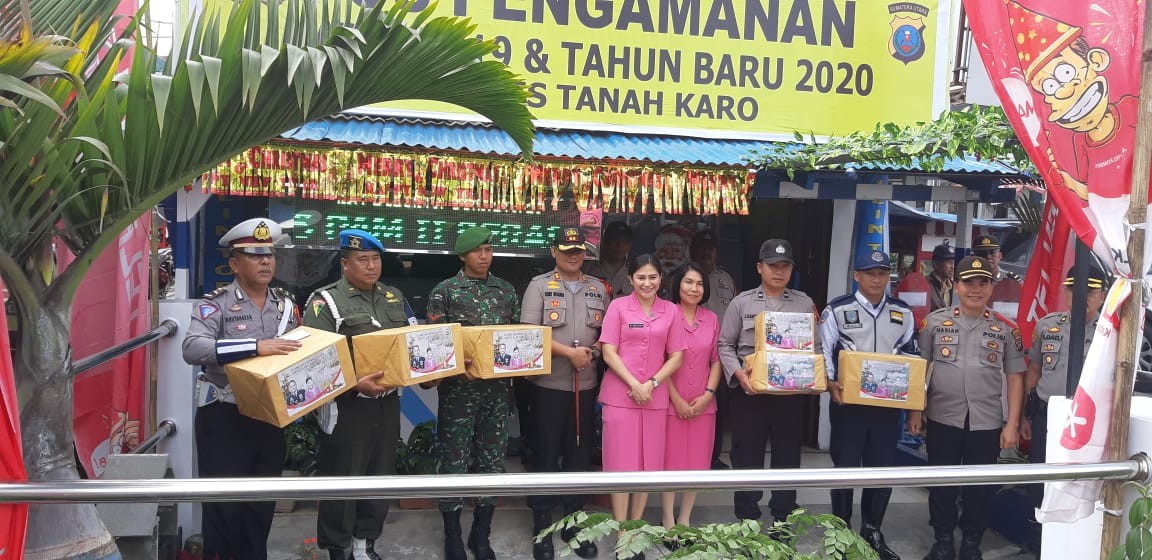 Cek Pos Pengamanan, Ini Yang Dilakukan Kapolres Karo