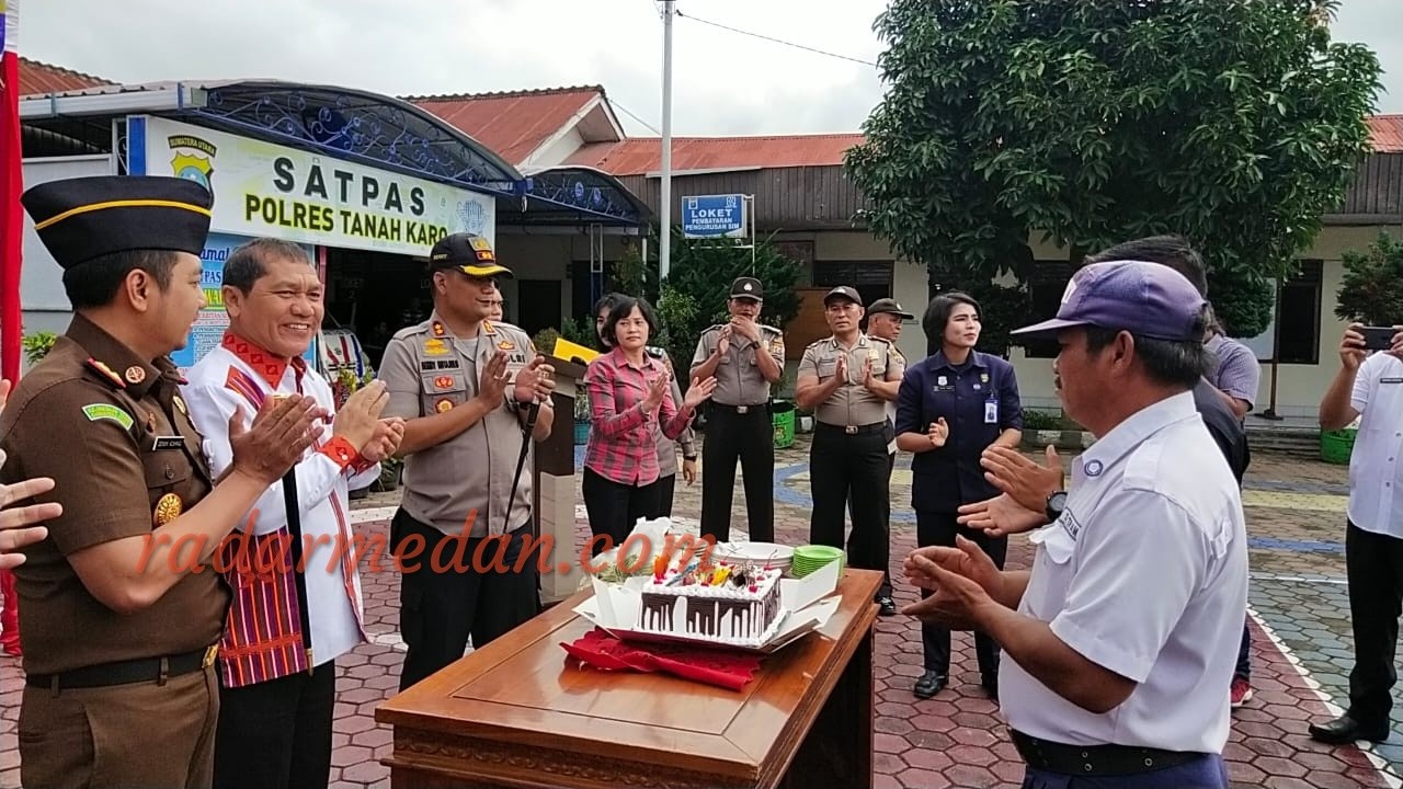 Bupati Karo Hadiri HUT Satpam Ke-39 di Polres Tanah Karo