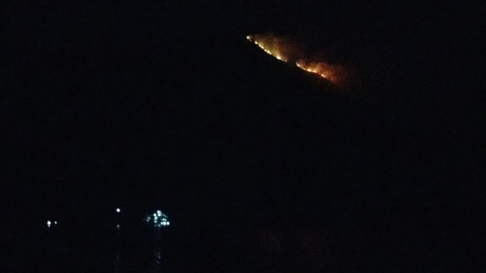 Sipiso-piso Tongging Kebakaran di Area Sibolangit Karo