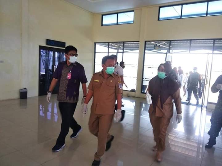 Cegah Pintu Masuk Covid-19, Wakil Bupati Tapteng Pantau Persiapan Bandara FL Tobing 