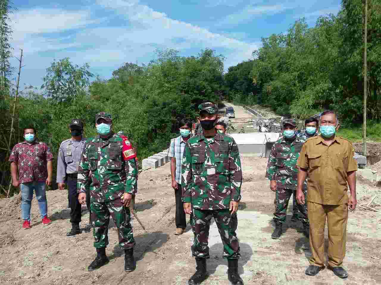Kapendam I/BB Tinjau TMMD 107 Ke 107 Kodim 0205/TK  