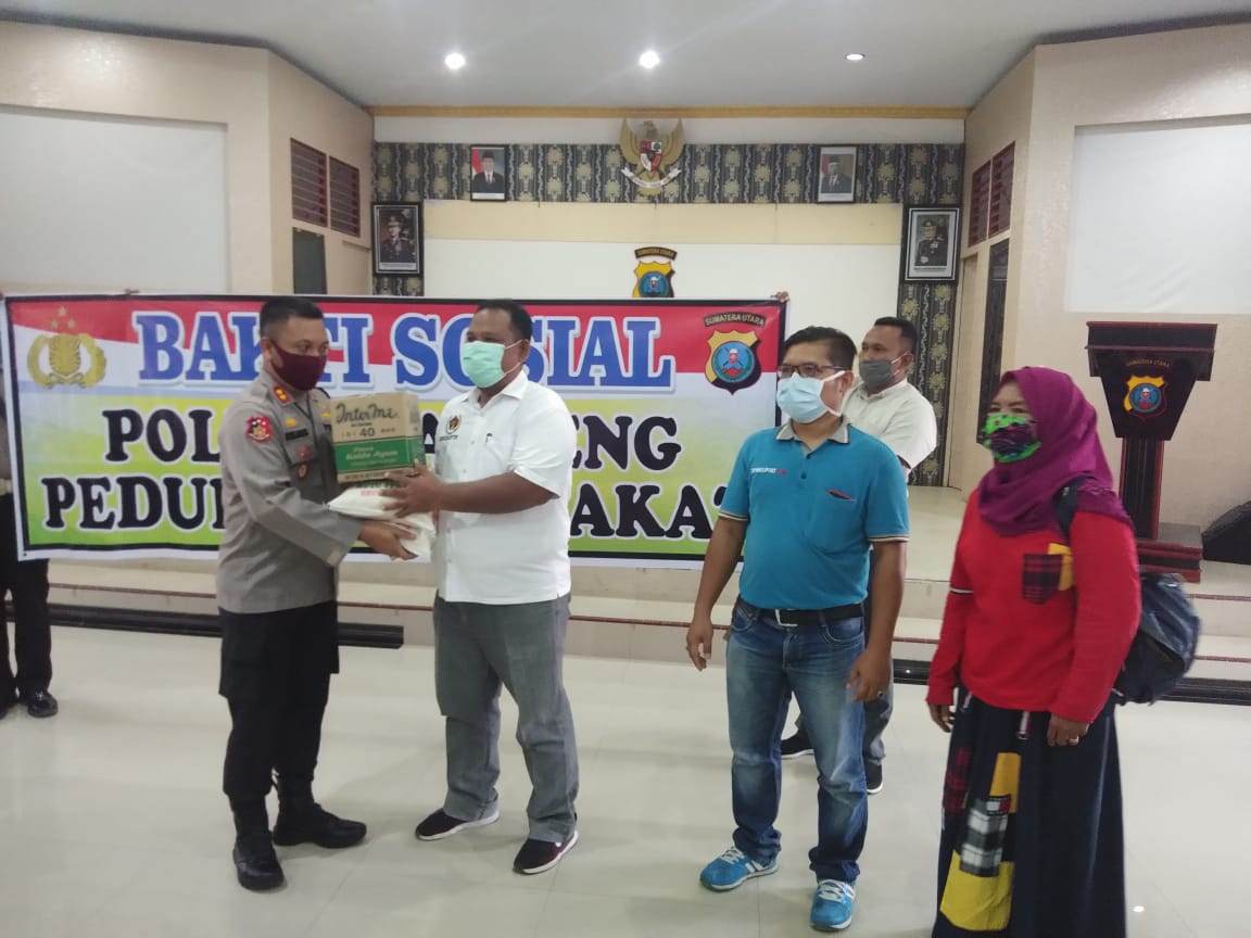 Pandemi Virus Covid-19, Ini Kepedulian Kapolres Tapteng Terhadap Jurnalis 