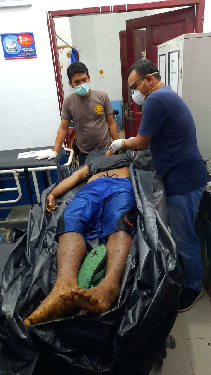 Desa Mardame Gempar, Sosok Mayat Pria Ditemukan Warga Dibelakang Gereja HKBP 