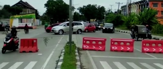 Antisipasi Warga Mudik, Sejumlah Ruas Jalan di Kota Medan Ditutup