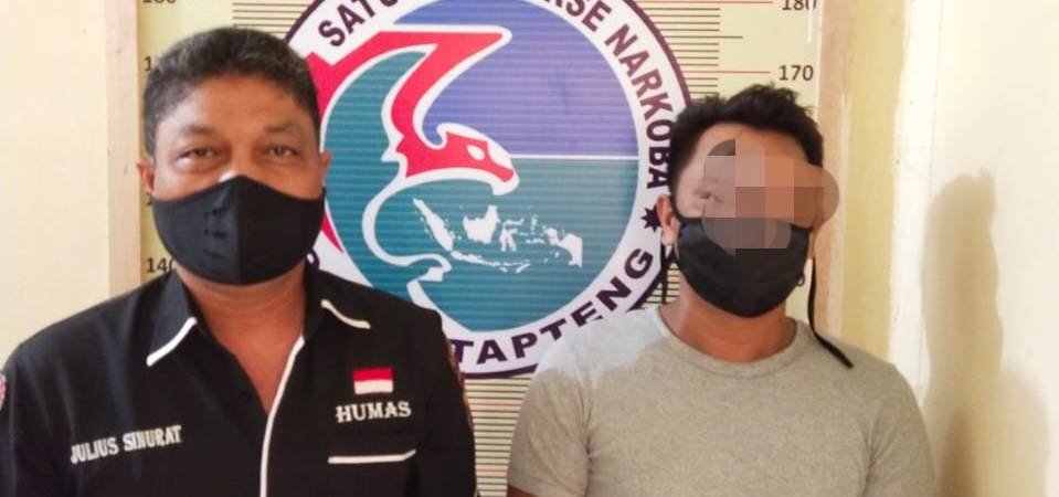 Hasil Pengembangan, Sat Narkoba Polres Tapteng Amankan Satu Warga Desa Muara 