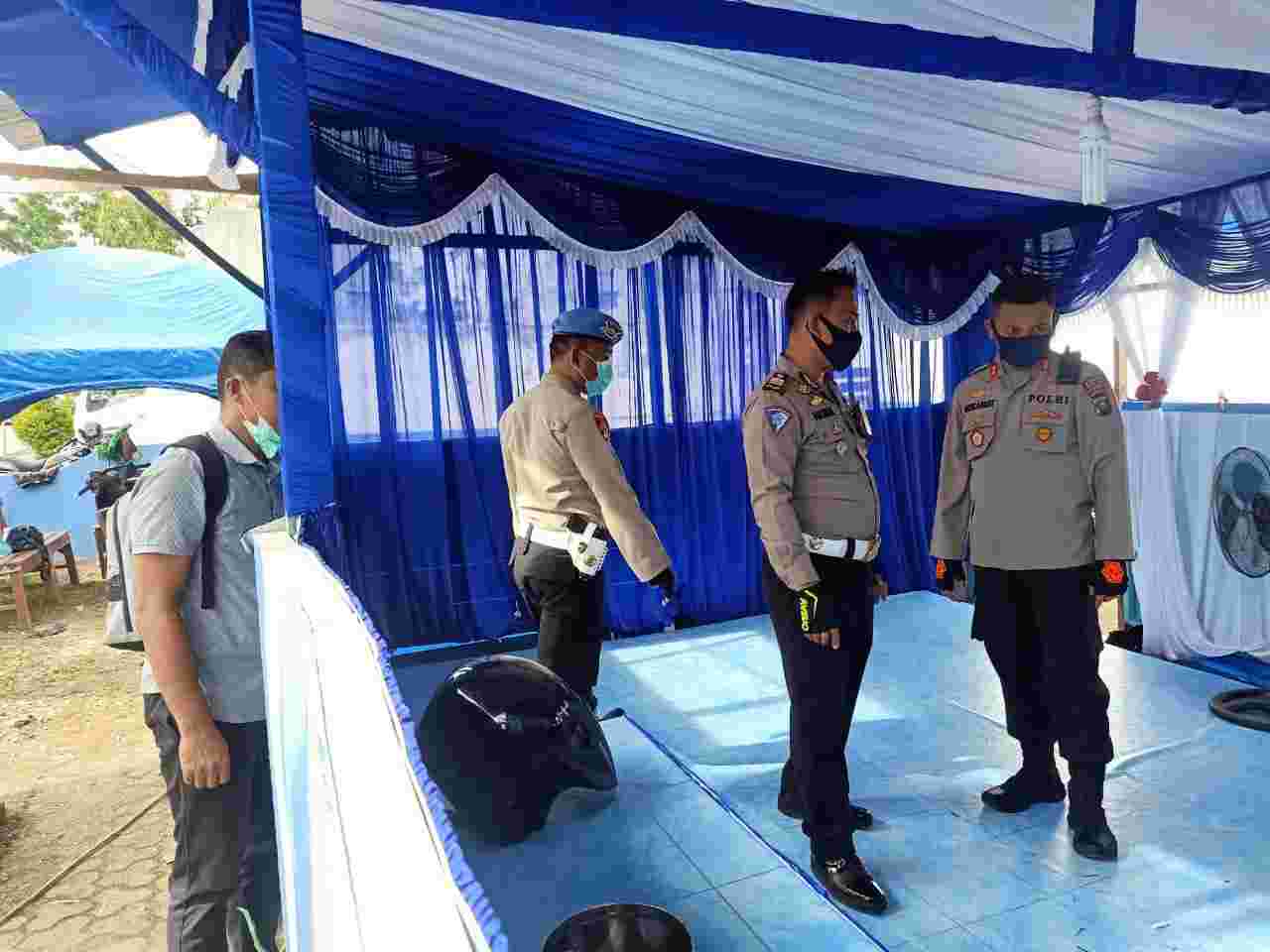 Ciptakan Rasa Aman, Polres Tapteng Dirikan Pos Pengamanan Hari Raya Idul Fitri