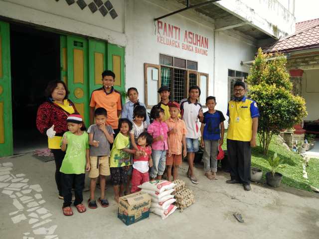 Ini Bakti Sosial PT Bank Perkreditan Rakyat NBP 15 Berastagi