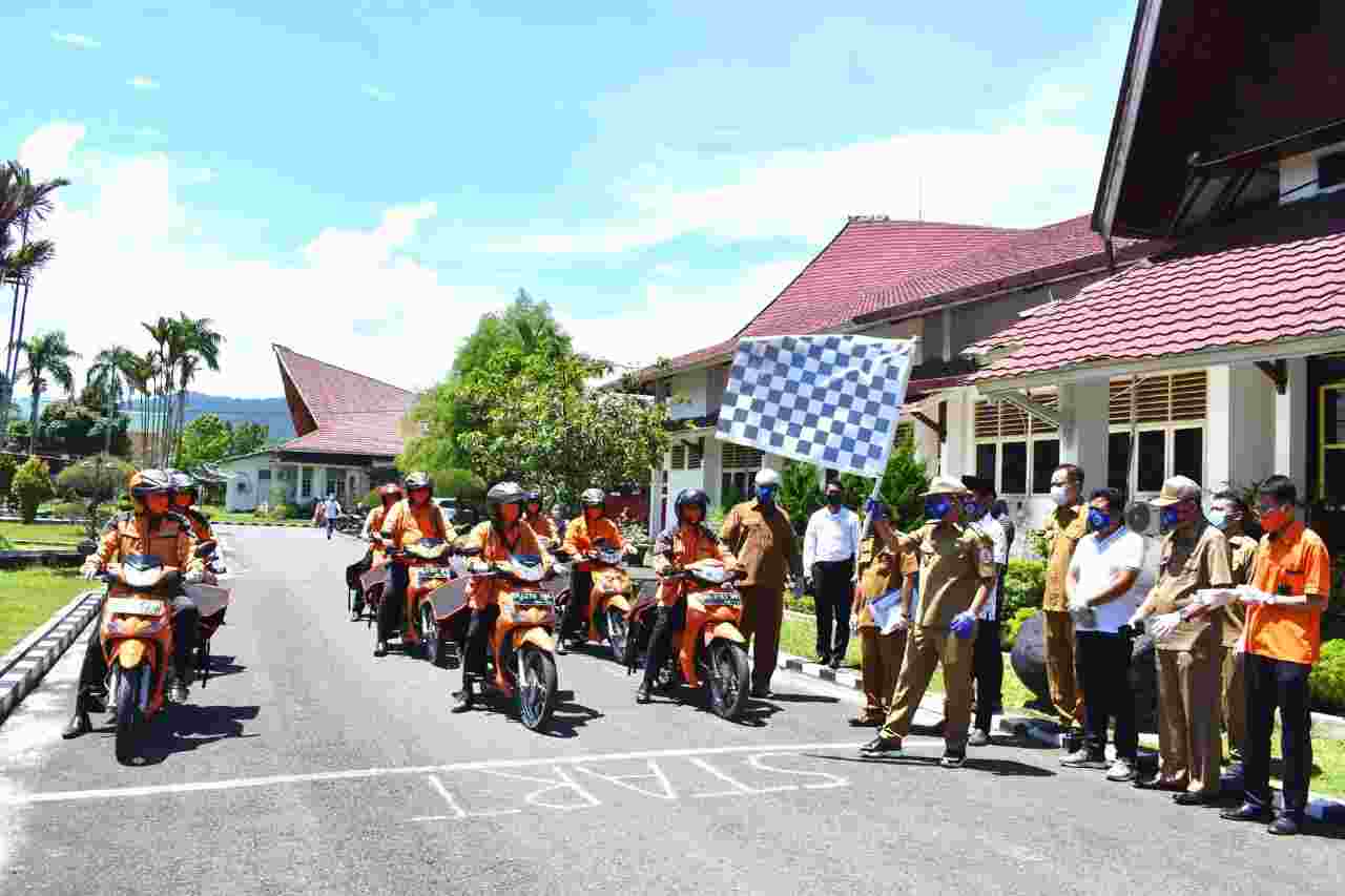 Pemkab Tapteng Launching Penyaluran BST Kemensos