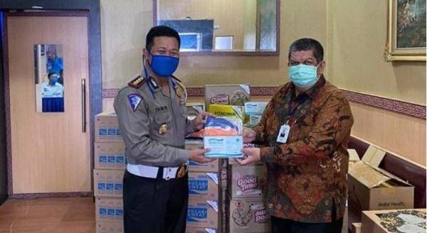 Ditlantas Polda Sumut Terima Bantuan dari Bank Sumut