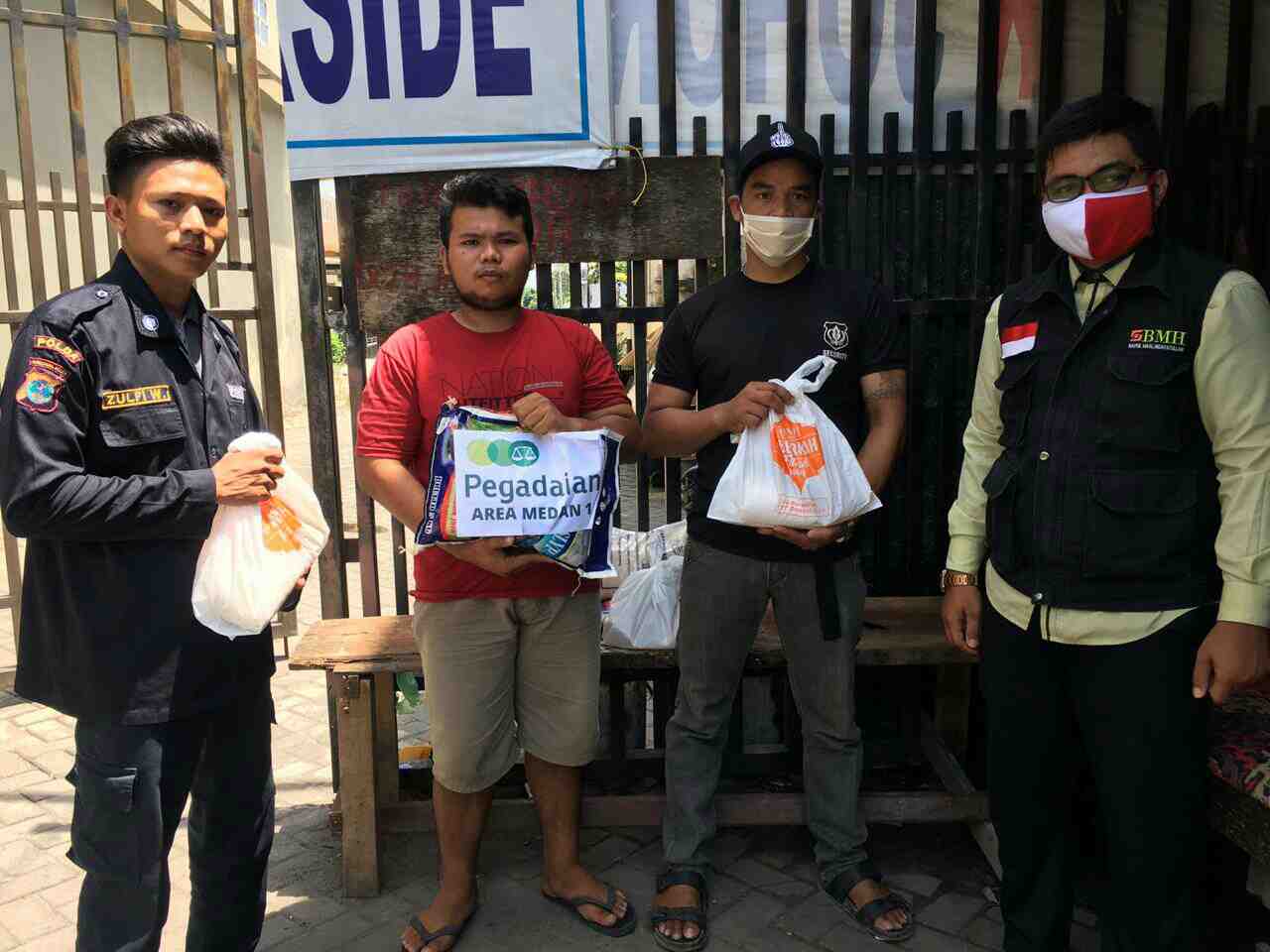 Peduli Sesama, BMH Bantu Security di Johor