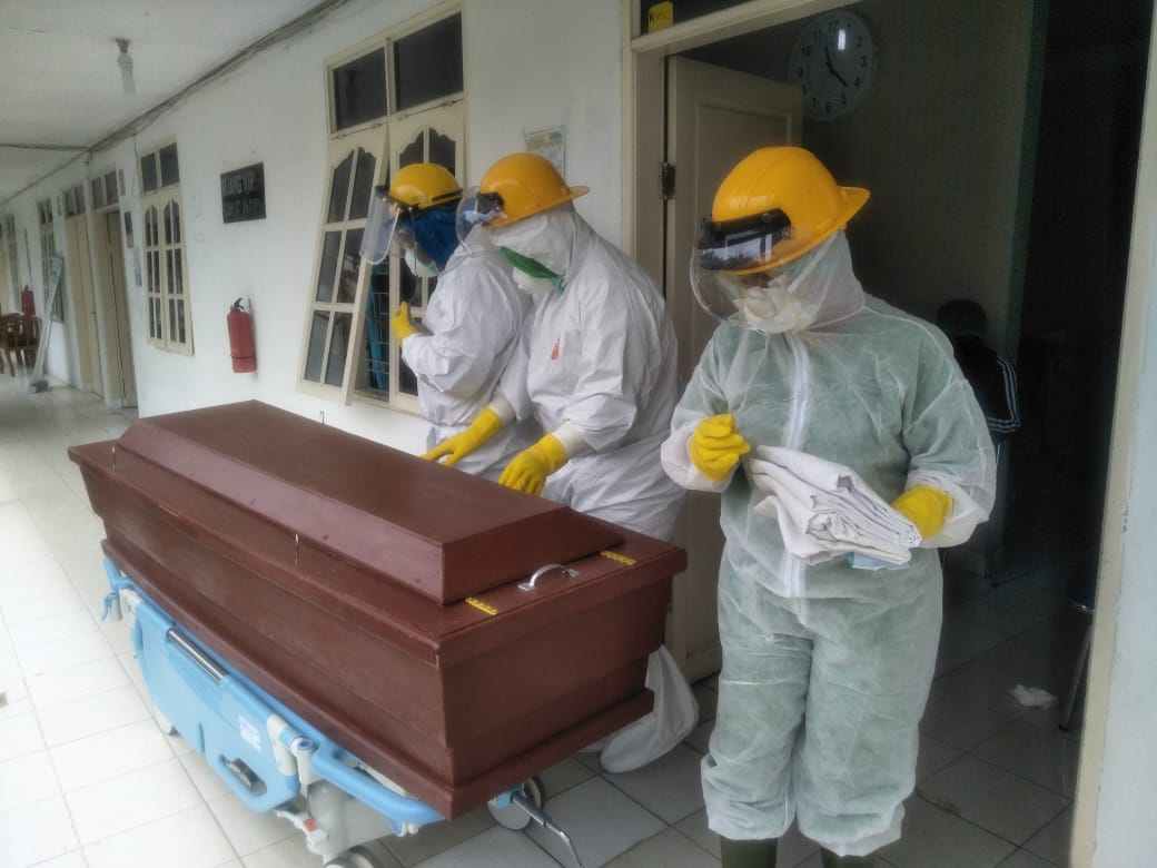 PDP asal Medan Meninggal di Karo Dikebumikan dengan Protokol Kesehatan