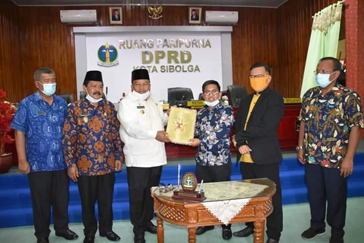 Walikota Sibolga Terima Rekomendasi LKPJ 2019 dari DPRD Sibolga
