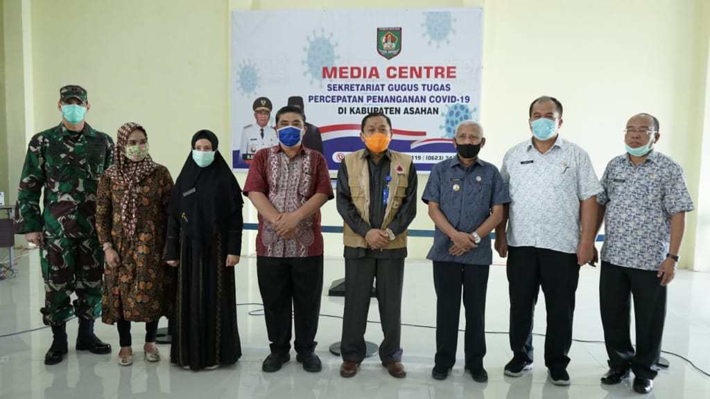 Gugus Tugas Percepatan Penanganan Covid-19 Asahan Dikunjungi BNPB RI 