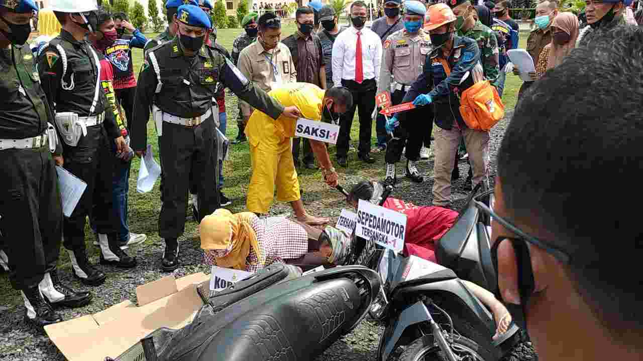 20 Adegan Dilakukan Tiga Tersangka dan Saksi Saat Rekonstruksi Pembunuhan Istri Oknum TNI