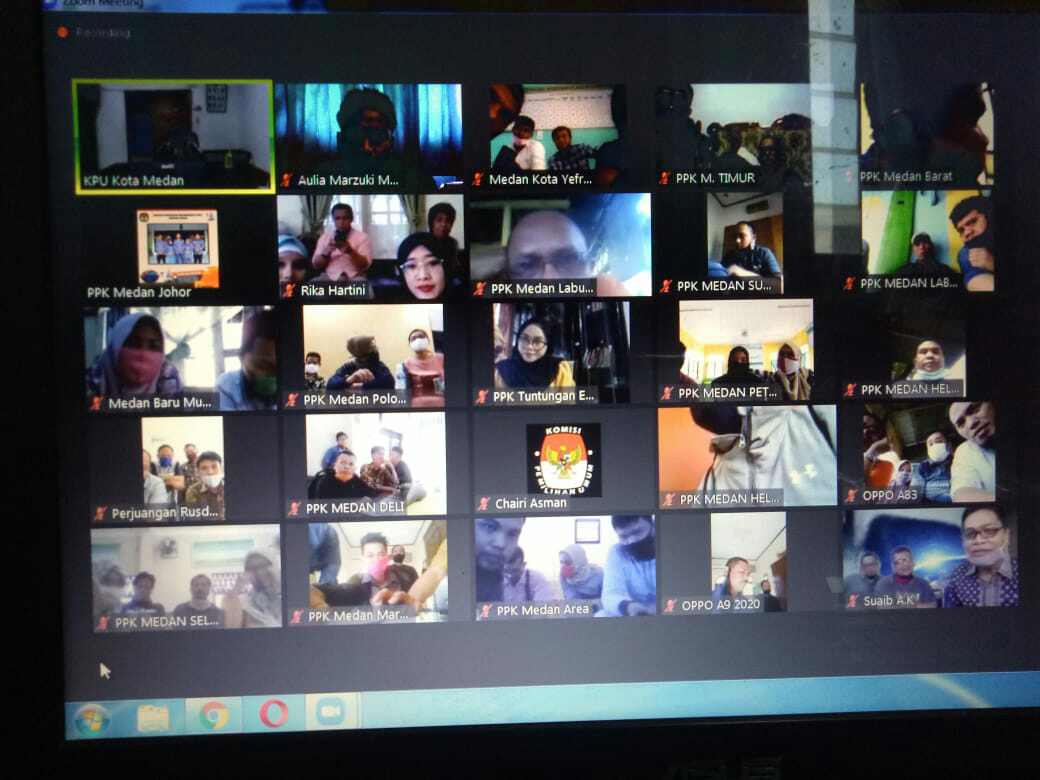 Usai Gelar Rakor, KPU Medan Akan Aktifkan Kembali PPK 