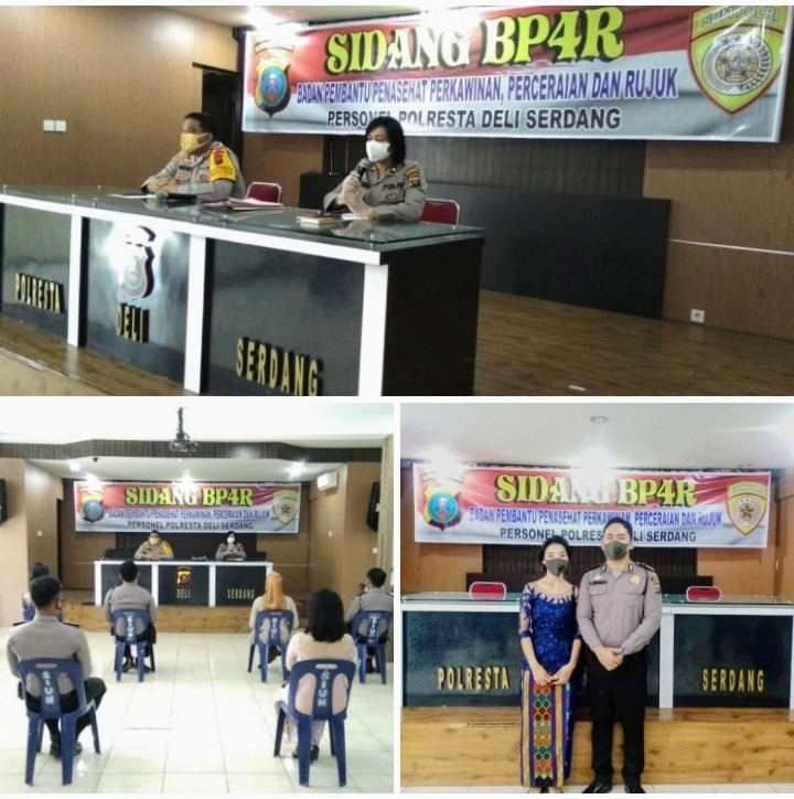 Empat Personil Polres Deliserdang Jalani Sidang Pra Nikah