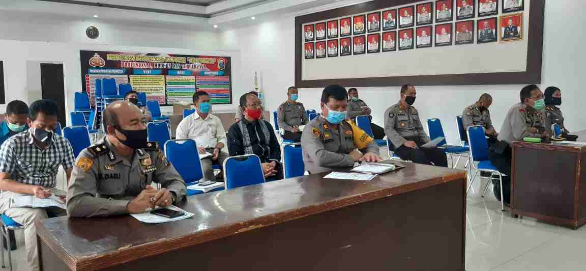 Polres Karo Gelar Diskusi Tatap Muka Tentang Persiapan Sambut New Normal