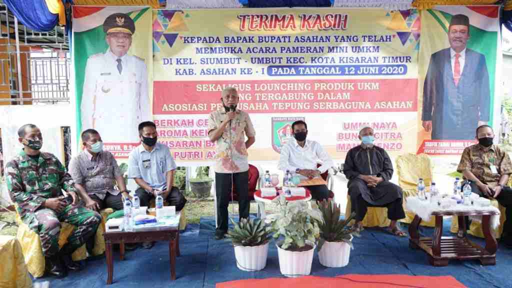 Bupati Asahan Secara Resmi Pameran UMKM Mini di Kelurahan Siumbut - Umbut