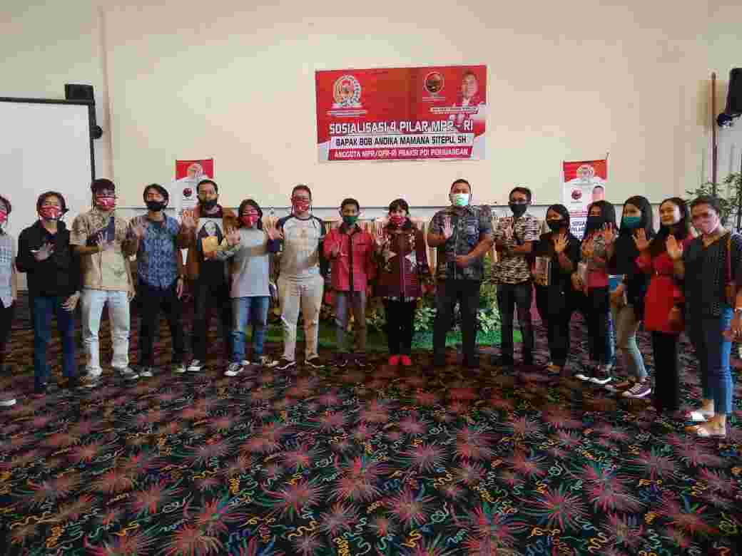 Bob Andika Mamana Sitepu Gandeng Permata GBKP Lahirkan Duta Empat Pilar MPR-RI  di Karo