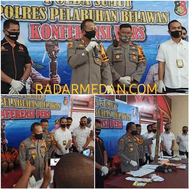 Dalam Dua Minggu, Belasan Pelaku Kejahatan Diamankan oleh Polres Pelabuhan Belawan