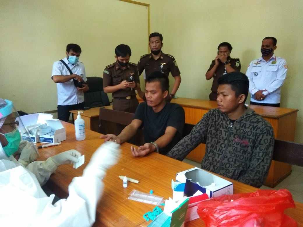 Kejari Karo Rapid Tes Tahanan yang Akan Dikirim ke Rutan