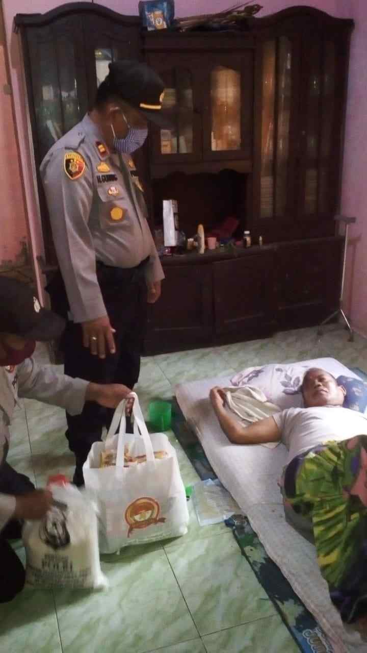 Jelang HUT Bhayangkara, Polres Tapteng Berikan Paket Sembako kepada Anak Yatim Piatu