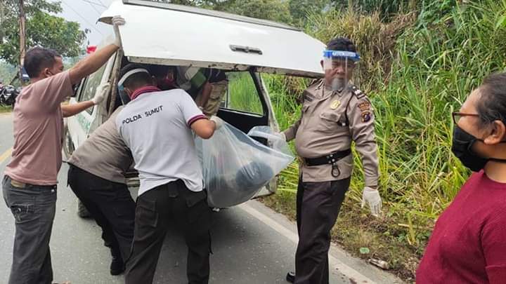 Warga Temukan Mayat Tanpa Identitas di Jalan Nasional Kabanjahe - Kuta Cane Desa Lau Peranggunen