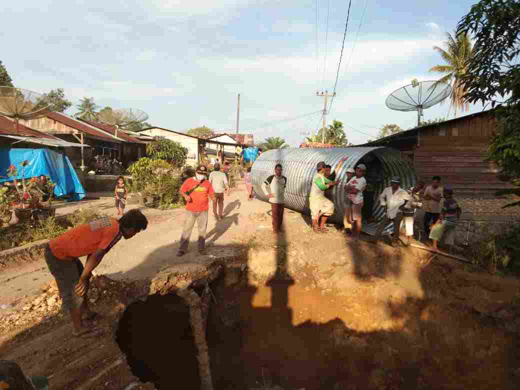 Pemkab Dairi Gerak Cepat Tangani Jalan Amblas di Gunung Sitember