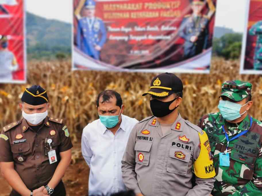 Kapolres Tanah Karo : Berhasil Wujudkan Produktivitas  Ketahanan Pangan  Berkat Dukungan Forkopimda
